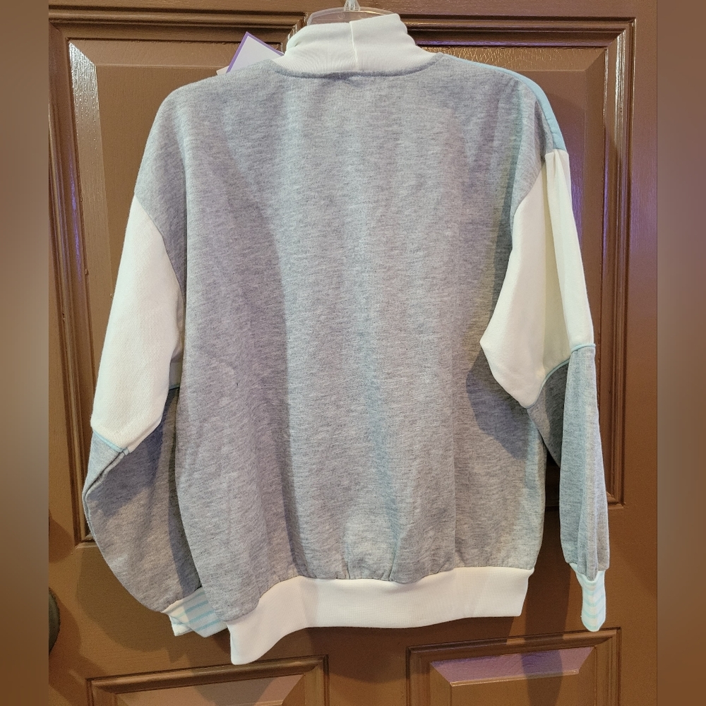 Choices from Gitano Sweatshirt - Blue Gray - Size M - NEW! - Picture 3 of 4